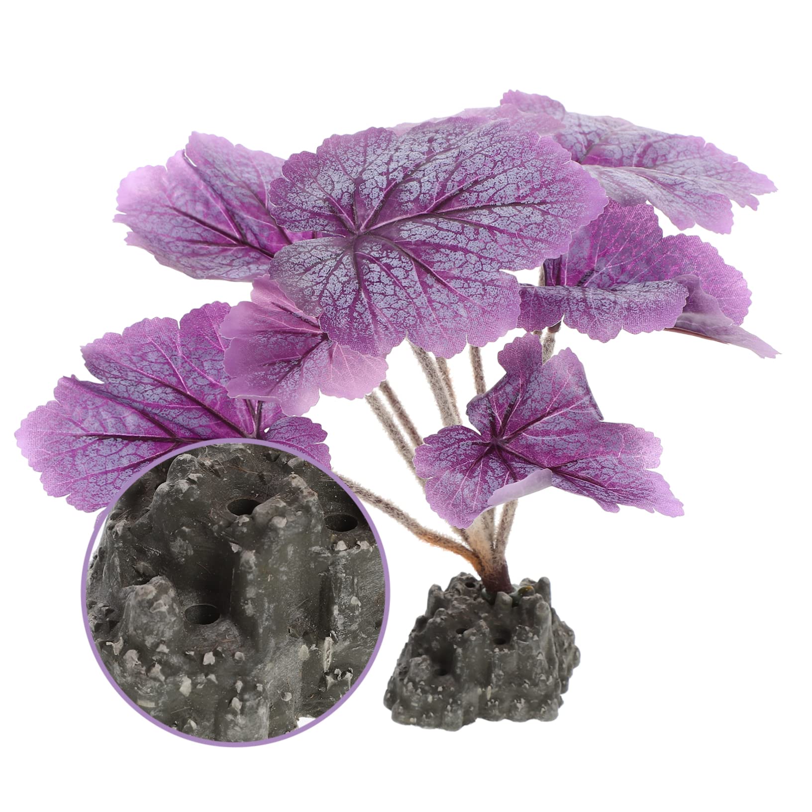 Yardwe 3 Pièces Aquarium Aménagement Paysager Plantes d'eau Aquarium Eau Fausse Plante Ornements D'Aquarium Fausse Planta Décoration D'Aquarium en Plastique Plantes d'eau