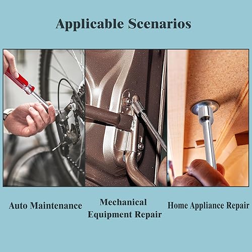 Miniatura 7 de Utoolmart Tuerca hexagonal con mango antideslizante, destornillador hexagonal (0.472 in)