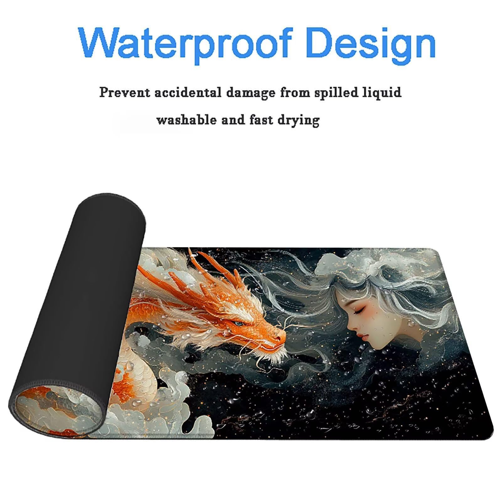 Tappetino Mouse Gaming, 900x450mm Tappetino Mouse XXL Bellezza 0c0-644
