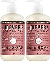 Vista 16 de Mrs. MEYER'S Clean Day Jabón líquido para manos, paquete de 4 variedades, limón verbena, lavanda, albahaca, flor de compasión, 12.5 onzas cada uno