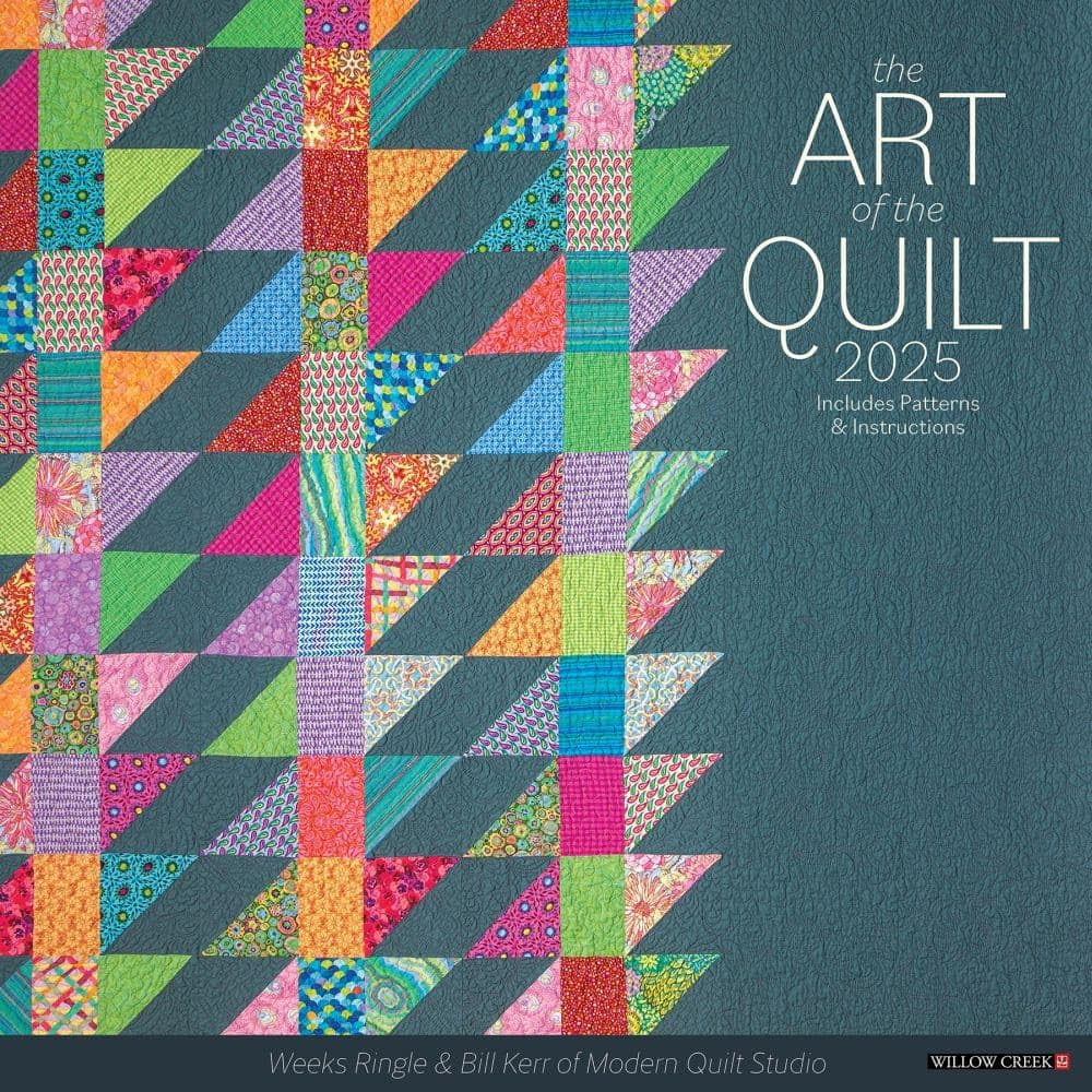 Willow Creek Press Calendars, Art of Quilt 2025 Wall Calendar
