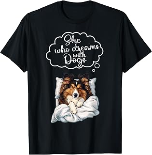 Sheltie Dog Nightgown Pajama T-Shirt