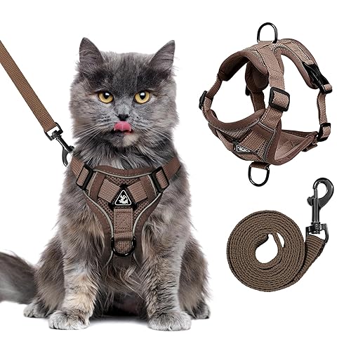 XL Cat Harness Escape Proof for Heavy Cats - Adjustable