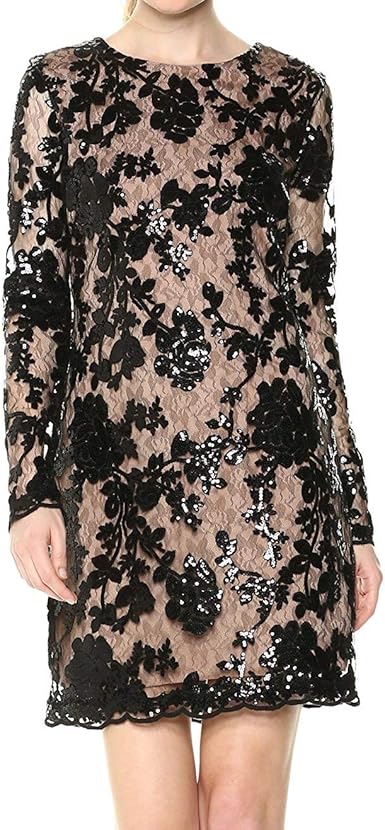 amazon silver sequin dress
