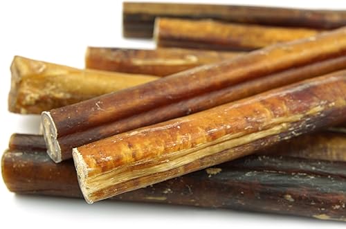 Miniatura 6 de BRUTUS & BARNABY Bully Sticks jumbo para perros grandes, sin hormonas añadidas y sin granos, matón de bajo olor, grandes, gruesos, huesos de matón