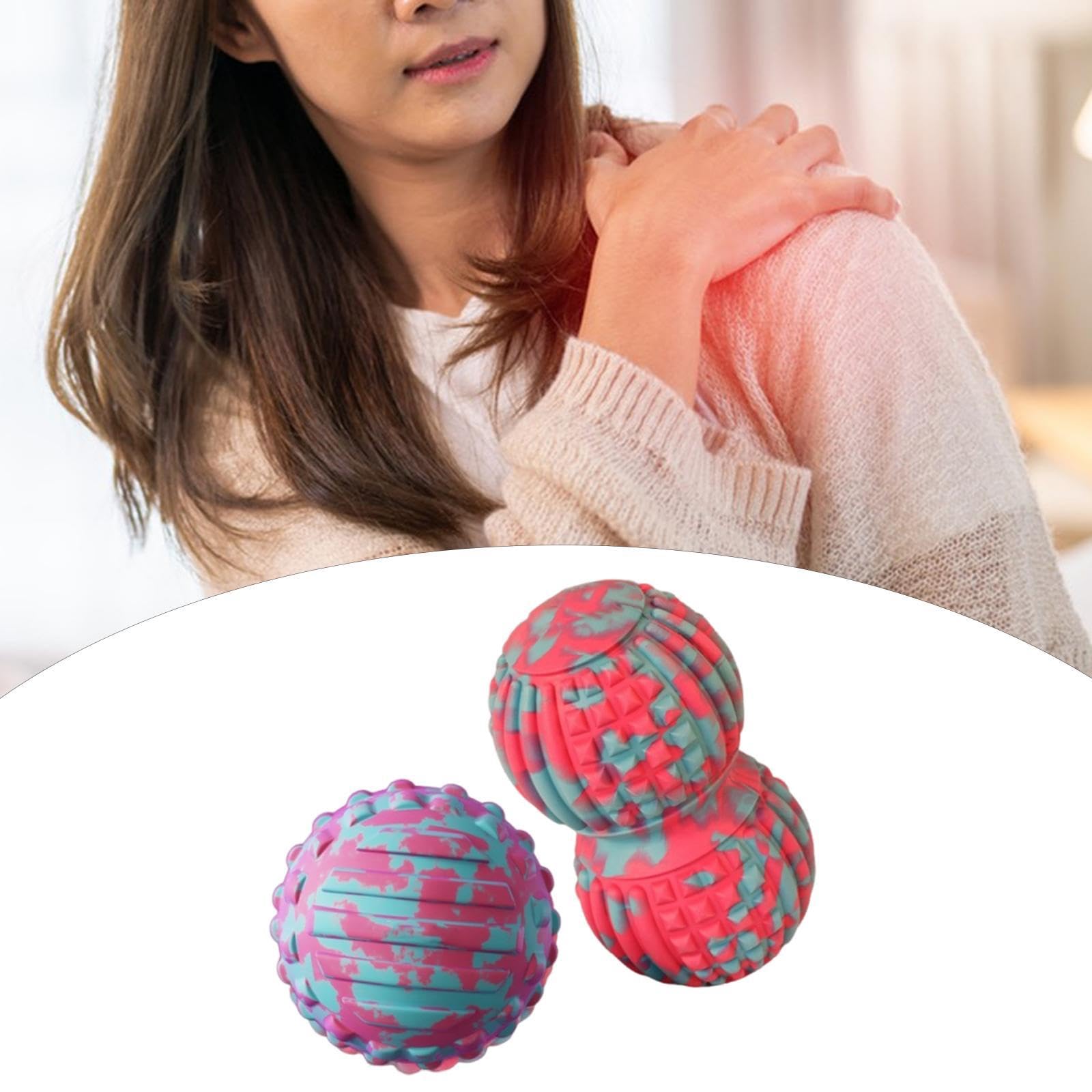 Gralara Rodillo de masaje miofascial para fascitis y tejido profundo, ideal para mujeres, hombres y trabajadores, para pies, cuello y pies, Style D
