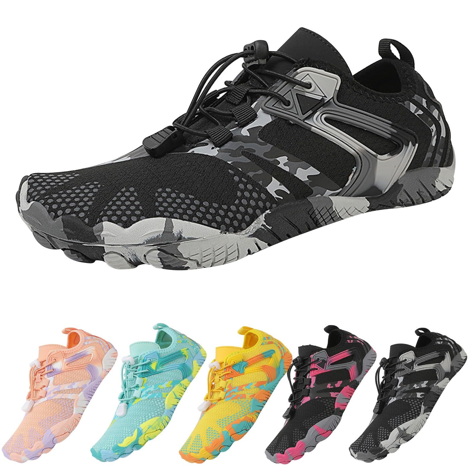 Zapatos de baño para hombre, zapatos de agua, zapatos de natación, ligeros, cómodos, zapatos de playa, zapatos descalzos, zapatillas informales, de secado rápido, zapatos acuáticos, zapatos de surf