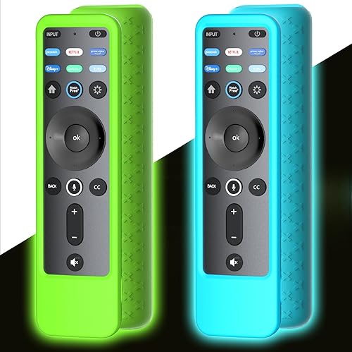 Paquete de 2 fundas para control remoto de voz VIZIO, XRT260 para VIZIO Smart TV Control remoto 2021 20232021 Serie V que brilla en la oscuridad