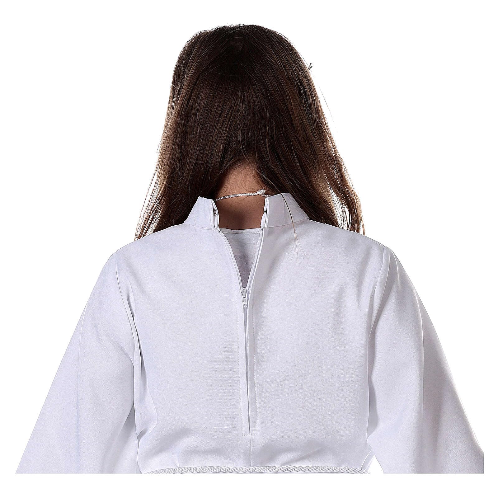 Holyart Abiti Prima Comunione: Abito Prima Comunione Unisex Bianco