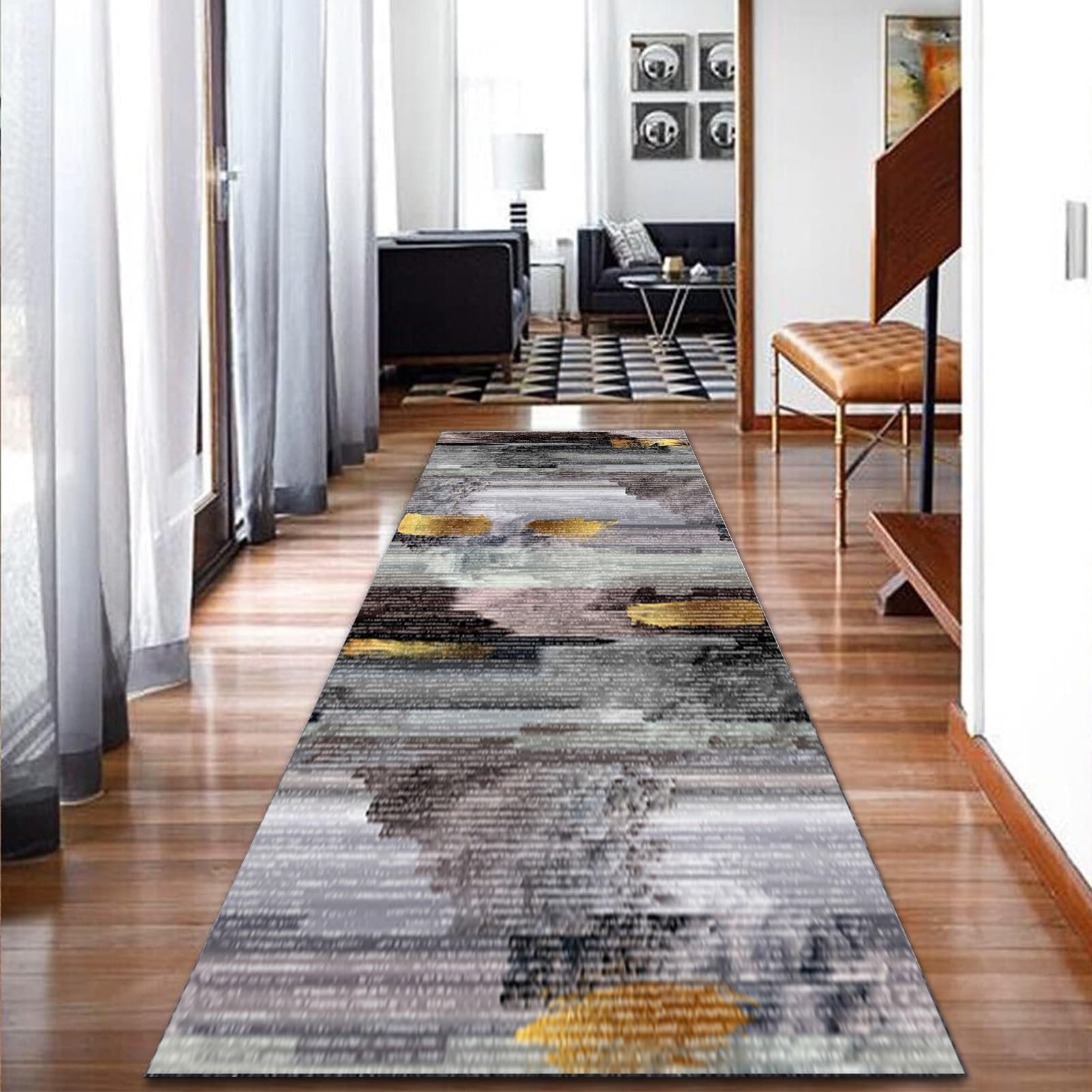 PHP Carpet Runners For Hallways Non Slip Long And Waterproof Gel