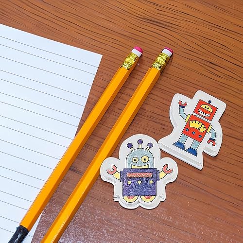 Miniatura 2 de Fun Express - Robot Eraser - Papelería - Accesorios para lápices - Borradores - 24 Piezas
