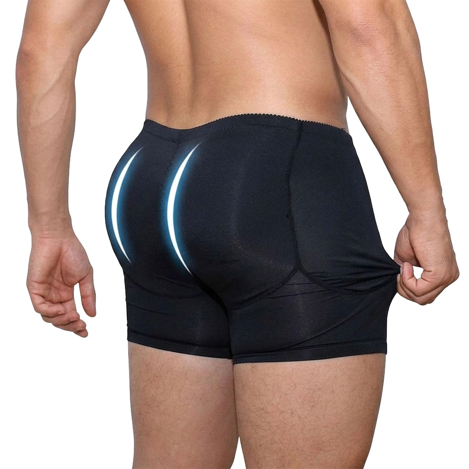 Leggings compresión ganante hombre con almohadillas de pantalones de gimnasio esculpiendo 5