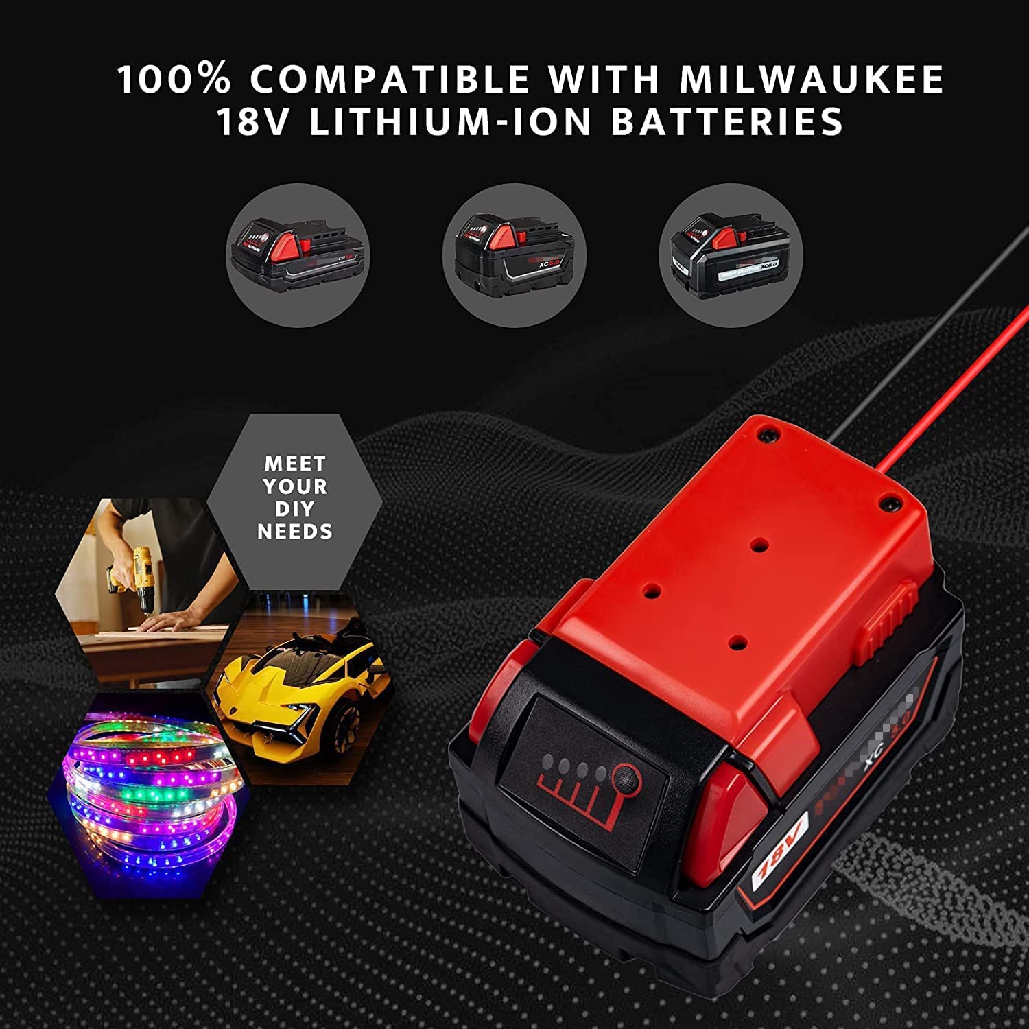 18V to 12V Step Down Converter For Power Wheel Adapter for Milwaukee Regulator | Australia 18V to 12V Step Down Converter For Power Wheel Adapter for Milwaukee Regulator | Australia