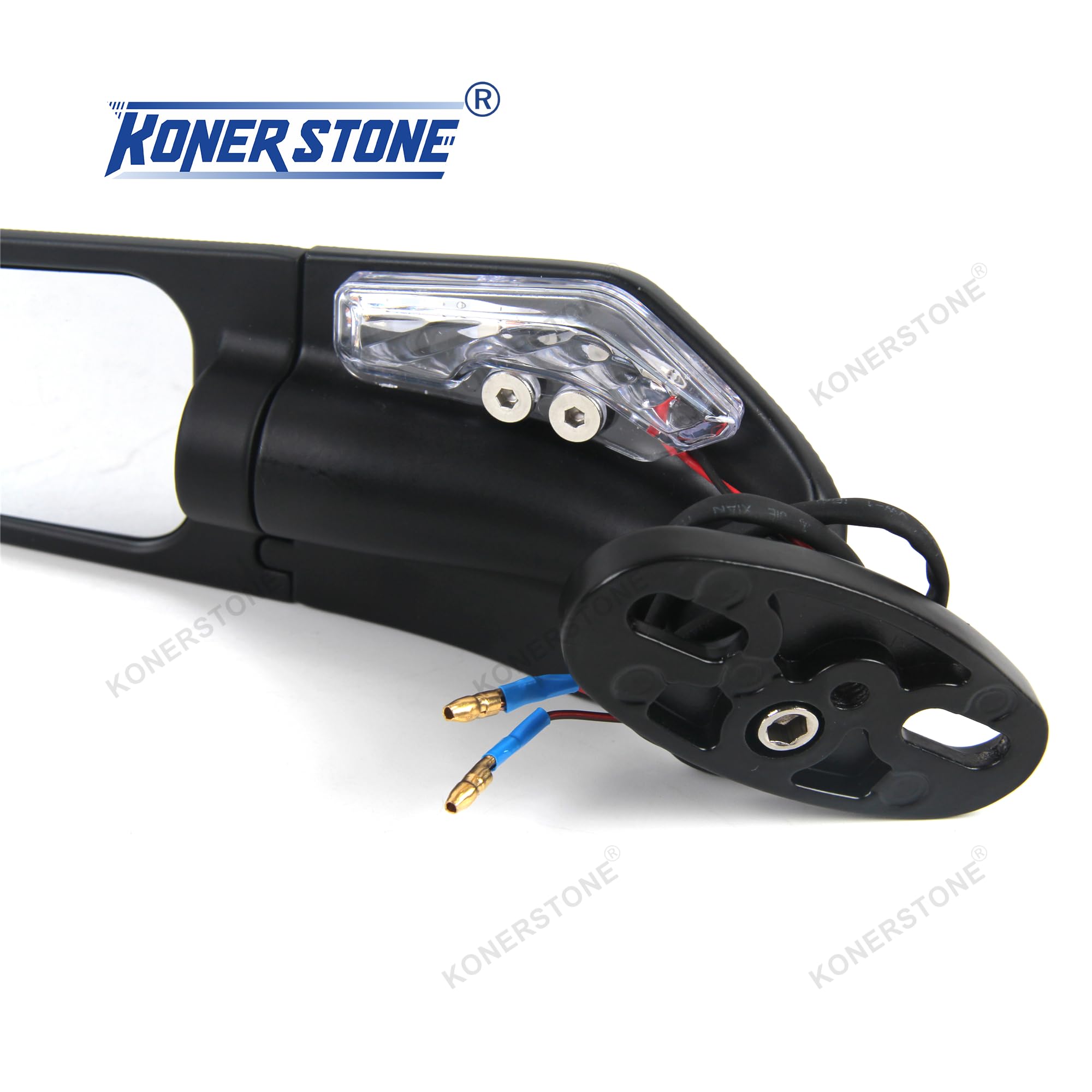 Specchietto laterale girevole per moto con indicatore di direzione integrato per Honda, Suzuki, BMW, Yamaha, Kawasaki, Triumphal, Aprilia CBR1000RR CBR600RR Hayabusa R1 R6 ZX-6R GSXR600 GSXR750