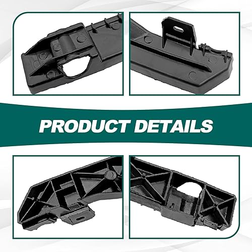 Miniatura 6 de Juego de soporte de parachoques delantero  Par izquierdo y derecho para D0dge Journey 2009-2020  Reemplaza 5178411AD, 5178410AD, CH1032105,