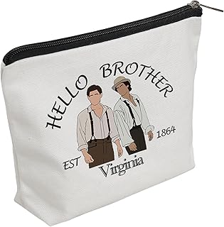 Vampire Movie Makeup Pouch Bag Vampire Lover Cosmetic Kit Bag Hello Brother 1864 Storage Pouch Bag TVD Fans Gift (Hello Brother)