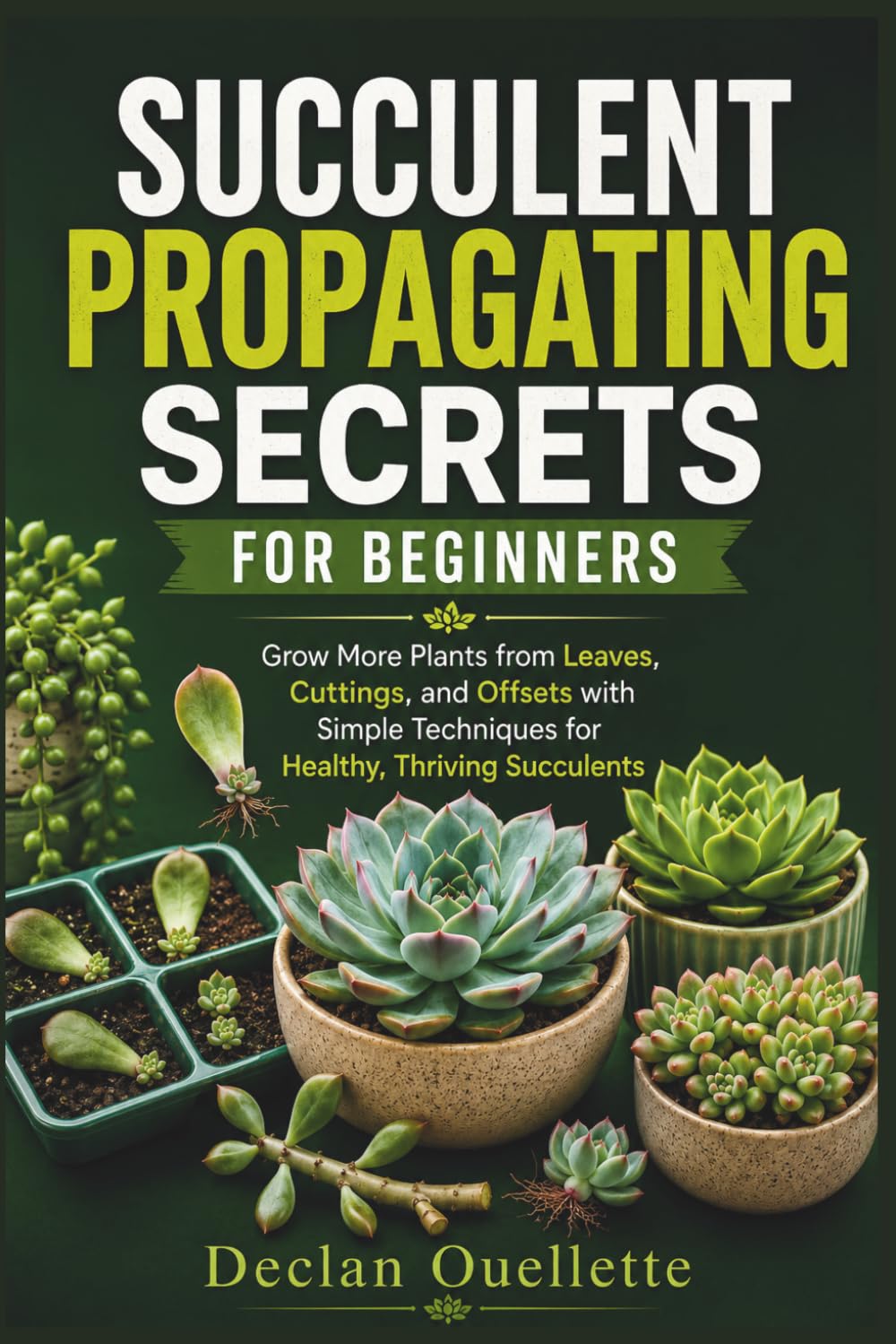 SUCCULENT PROPAGATING SECRETS FOR BEGINNERS: Grow More Plants from Leaves, Cuttings, and Offsets with Simple Techniques for Healthy, Thriving Succulents