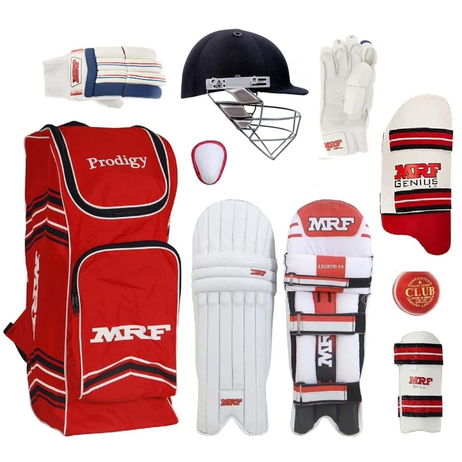 SNC Sports Cricket Kit for Kids Size 4 Without Bat | Junior Boys Practice Set with Pads Gloves Helmet Thigh Guard Arm Guard | School Training Lightweight Gear for Young Players 8-12 Years-image-27