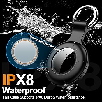 ETTINGER キーケース Black/Turquoise Amazon.com: 2Pack,Compatible with Airtag Holder Case with