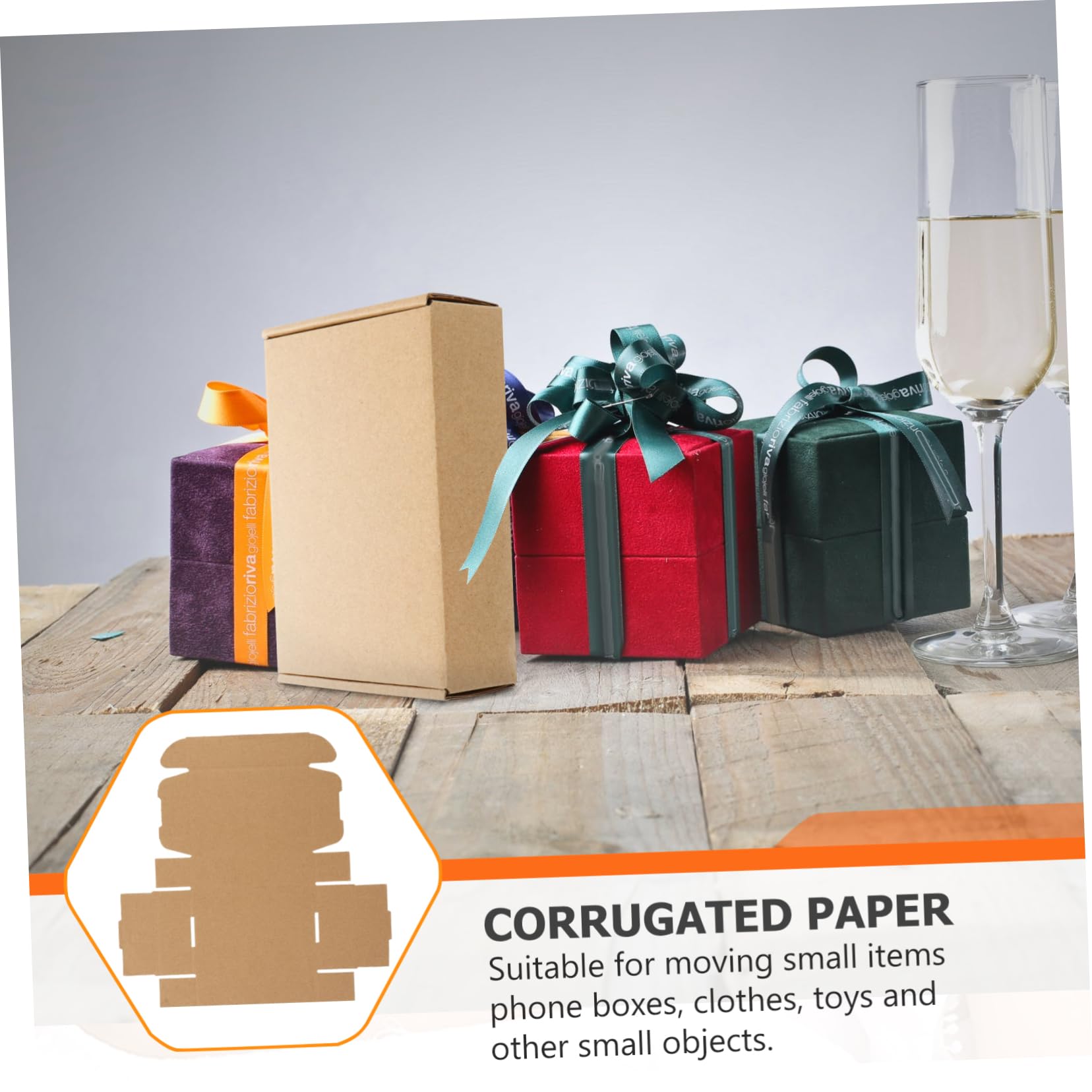 50piezas Cajas De Embalaje De Cartón Corrugado Unidades Para Mudanzas y Envíos