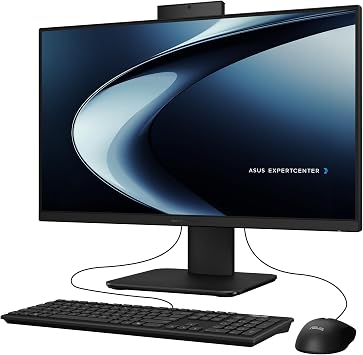 ASUS P440VA All-in-One, 23.8 FHD Anti-Glare Touch Display, 16GB DDR5 RAM, 1TB SSD, Intel CoreTM i5-13420H Processor, Windows 11 Home, Wired Keyboard and Mouse Included, P440VA-DS504T, Black