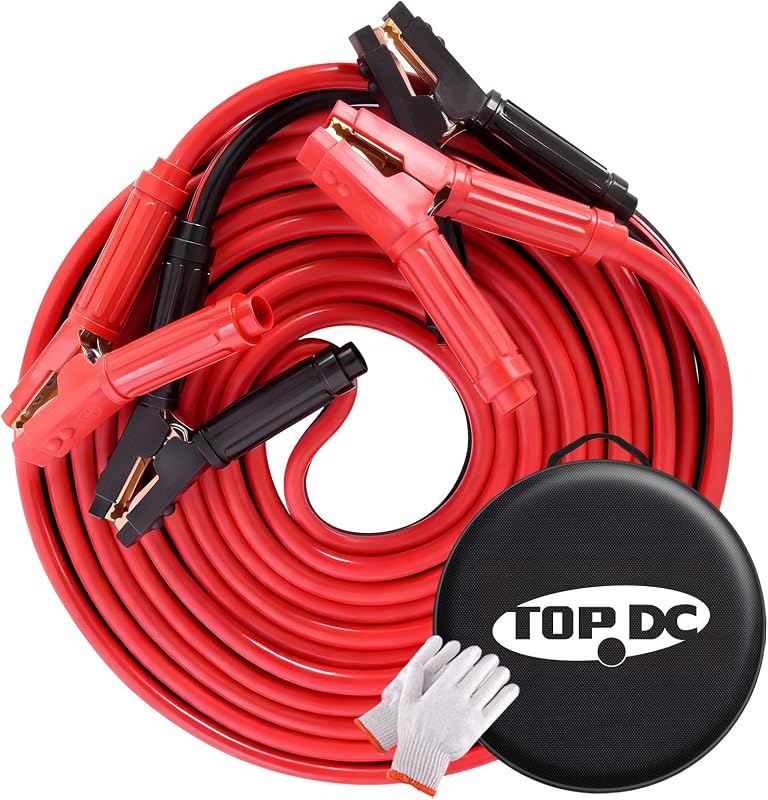 Cabo de transferência de bateria TOPDC 0 AWG com 9,14 m – Modelo 0030