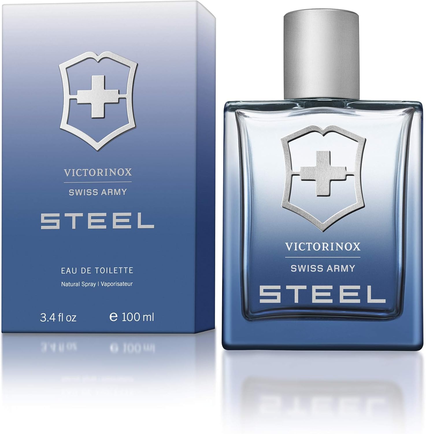 Swiss Army Victorinox Steel for Men - Eau De Toilette Spray, 3.4 ounces - Image 2