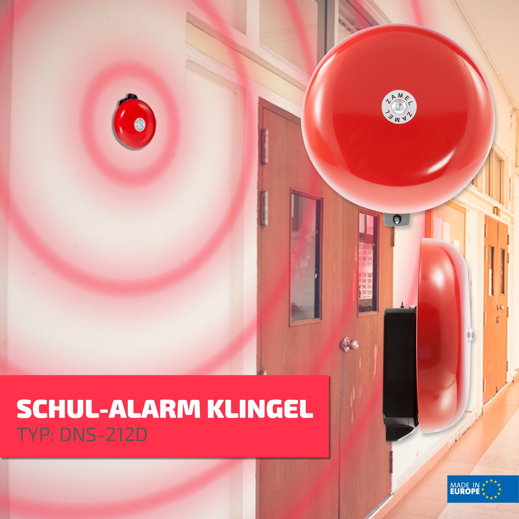 Sundi DNS de 212d Grande Escolar Alarma Bell
