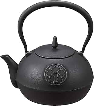 池永鉄工☆南部鉄瓶☆南部鉄器☆くまのがっこう Amazon｜OSK IH対応 鉄瓶 ブラック 約1L(容積:約1.2L) くまのがっこう