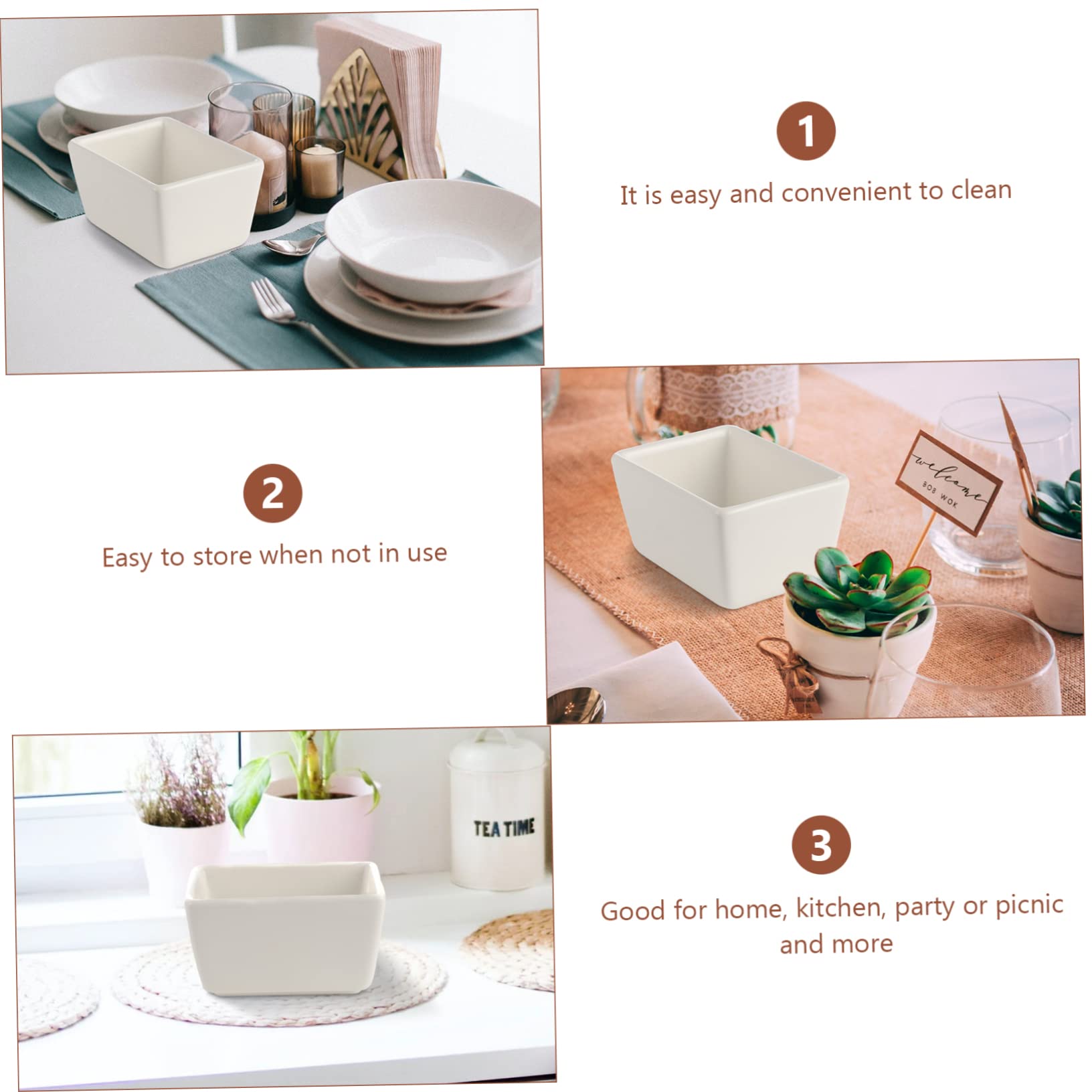 CIYODO 2 Pcs Sugar Bowl Sauce Container Small Dessert Cups Serving Bowls Vintage Gravy Boat Sauce Cup Seasoning Cup Sauce Bowl Mini Containers Appetizer Dishes Sauce Boats White Ceramics