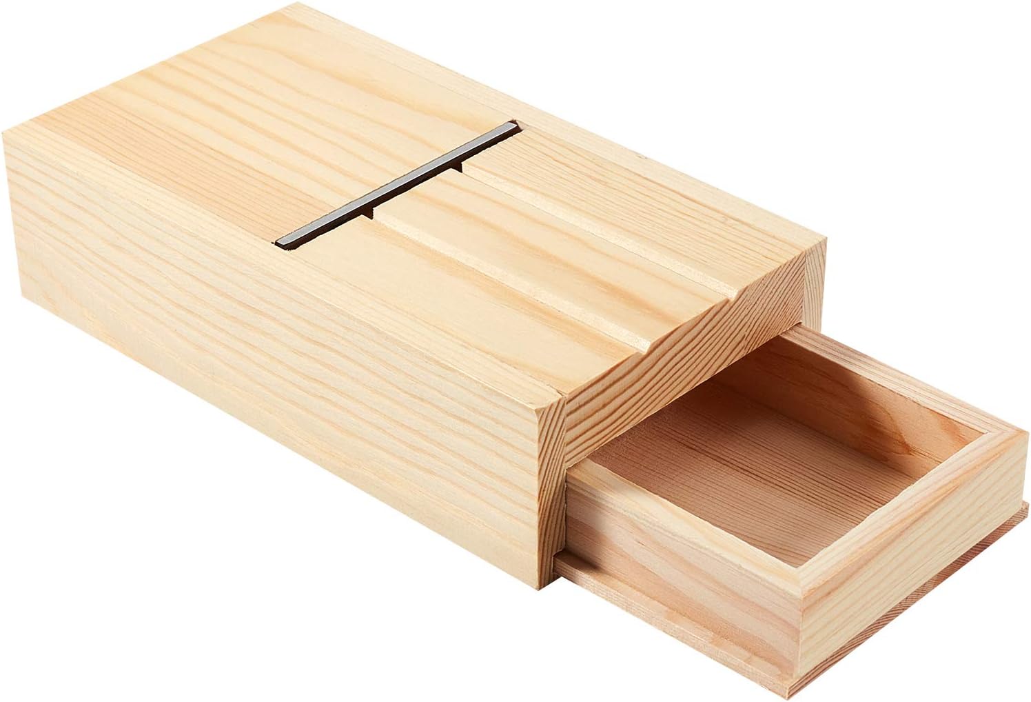 Ph Pandahall Homemade Wood Soap Cutter Box Cutter, Adjustable With Drawer Supplies For Handmade Soaps And Candles Diy Finishing
