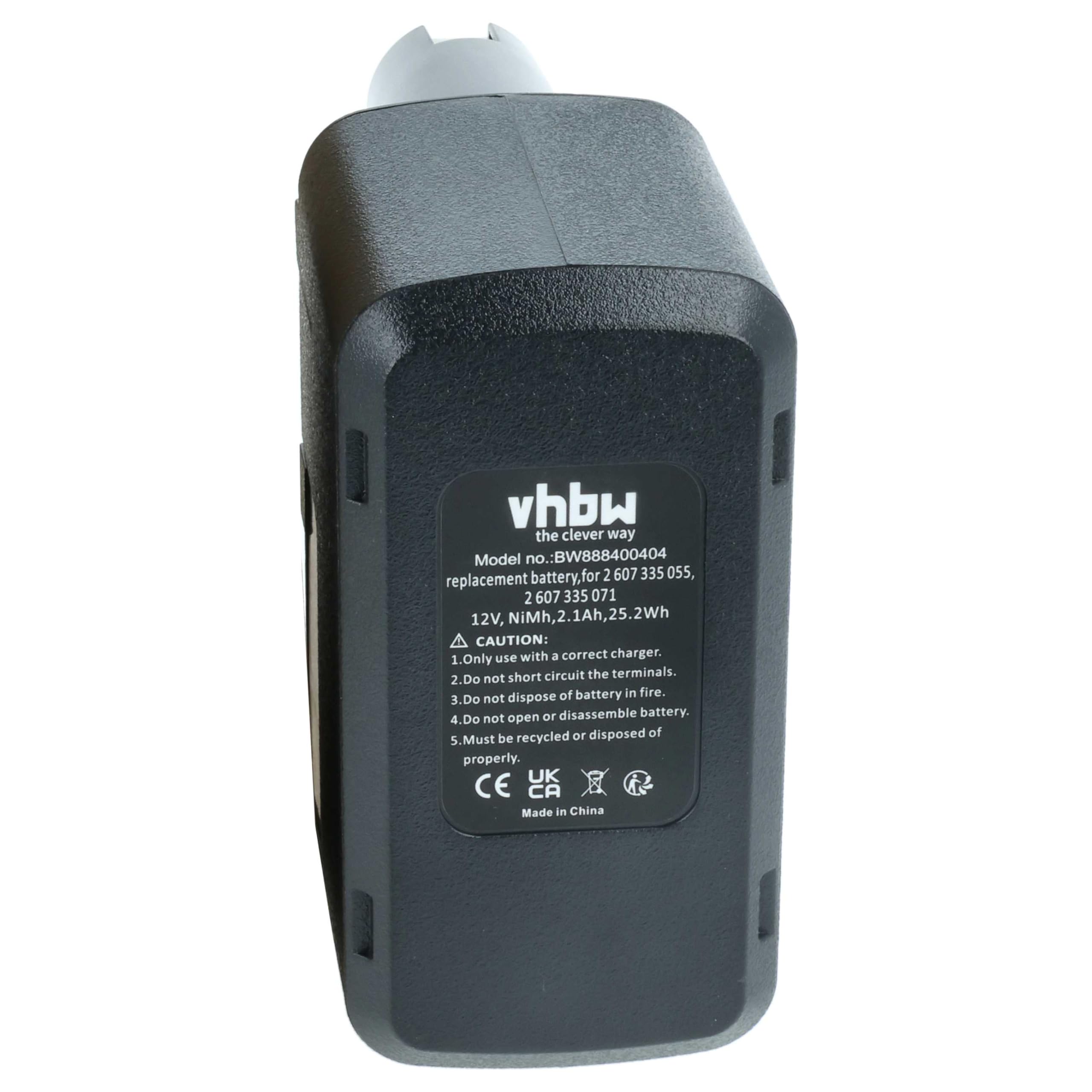 vhbw 2 x akumulator zamienny do Bosch 2 607 335 185