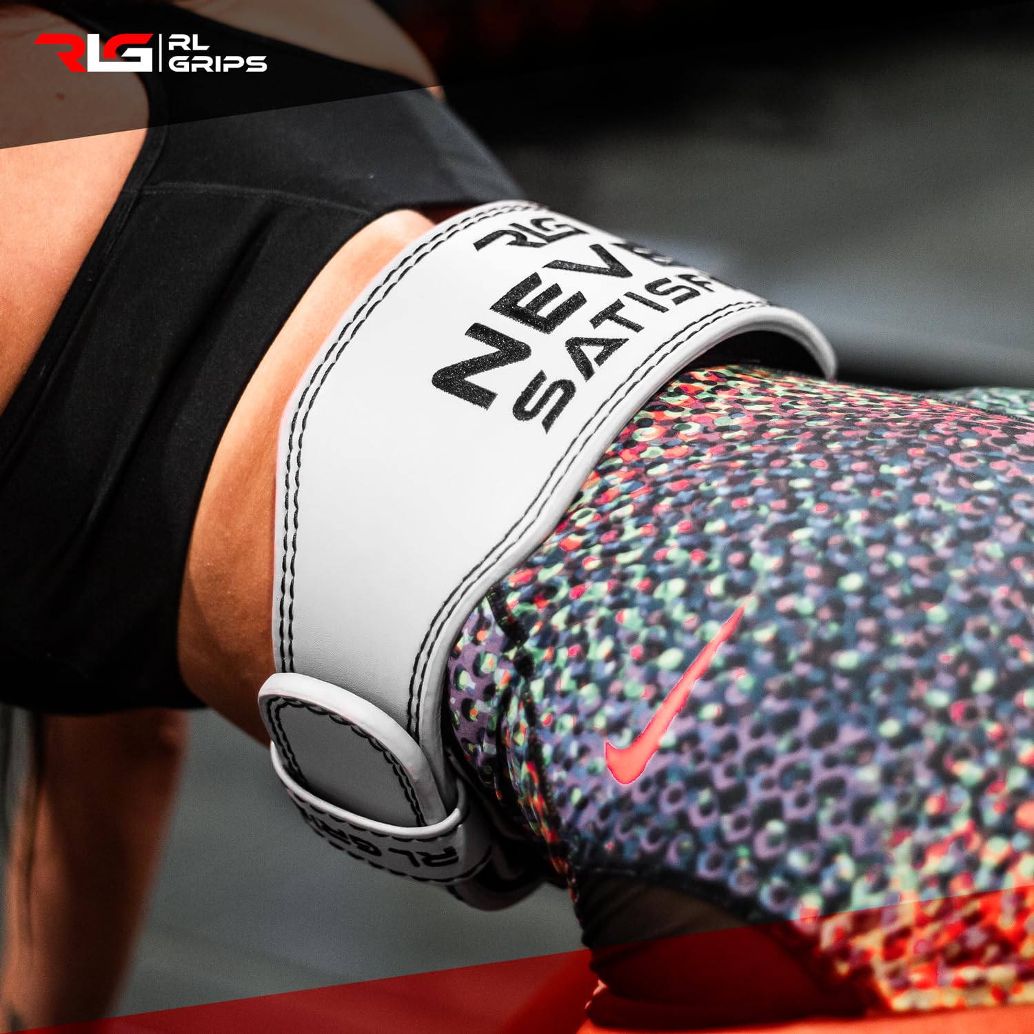 RL Grips - Ceinture de Musculation en Cuir pour Haltérophilie - Soutien Lombaire Musculation Homme Femme - Ceinture Powerlifting Fitness Force
