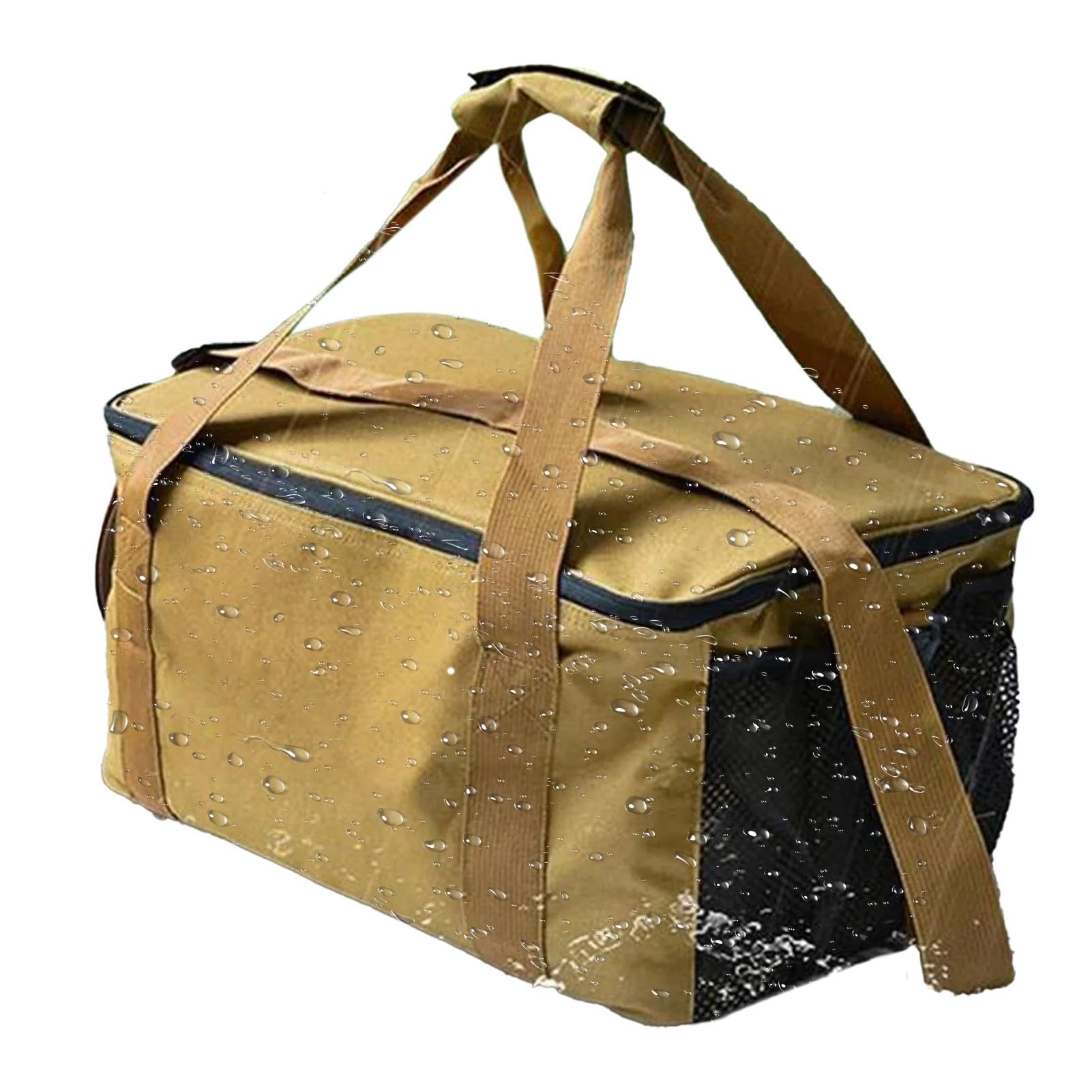 Sac de rangement de vaisselle de pique-nique anti-choc en toile 600D
