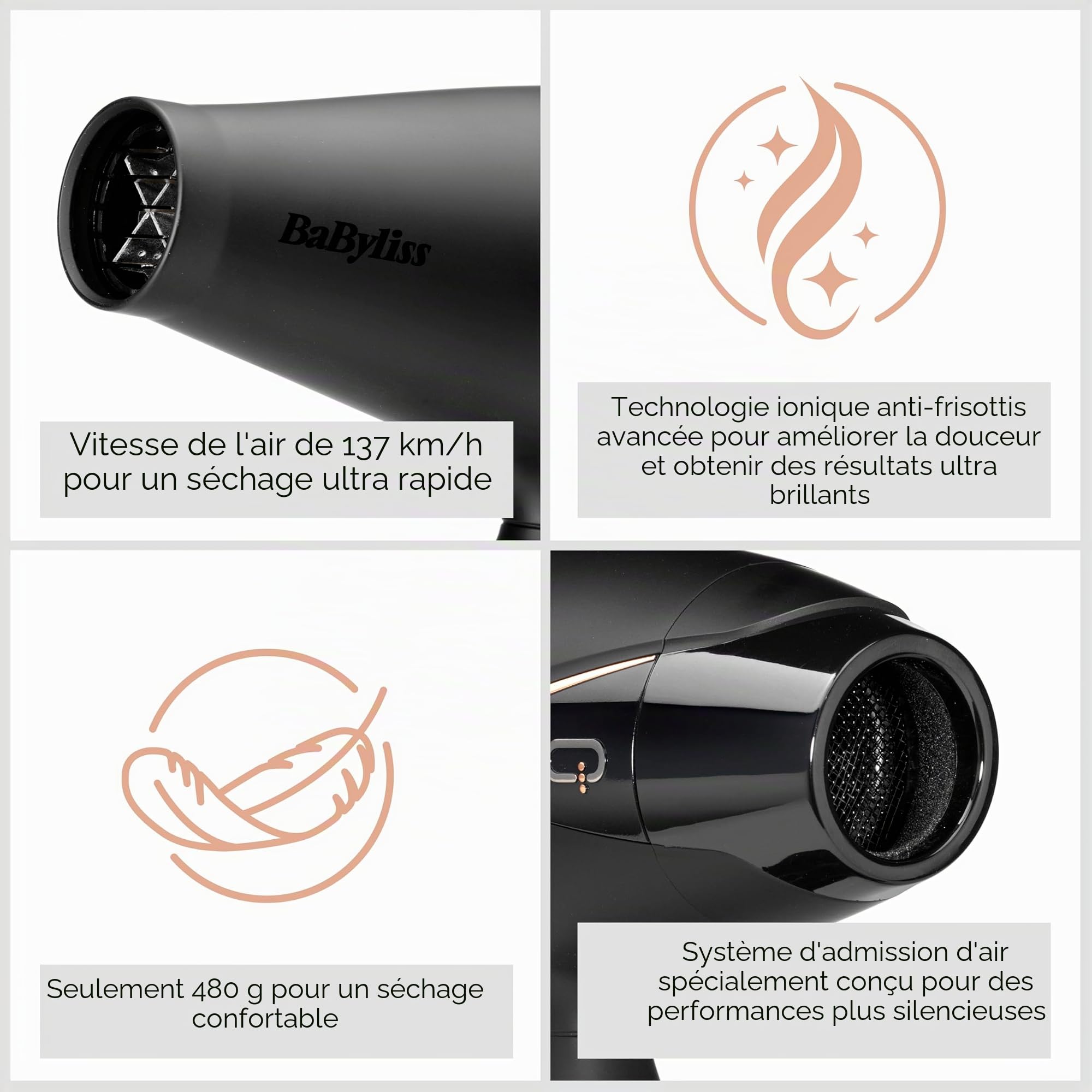 BaByliss 3Q, sèche-cheveux professionnel