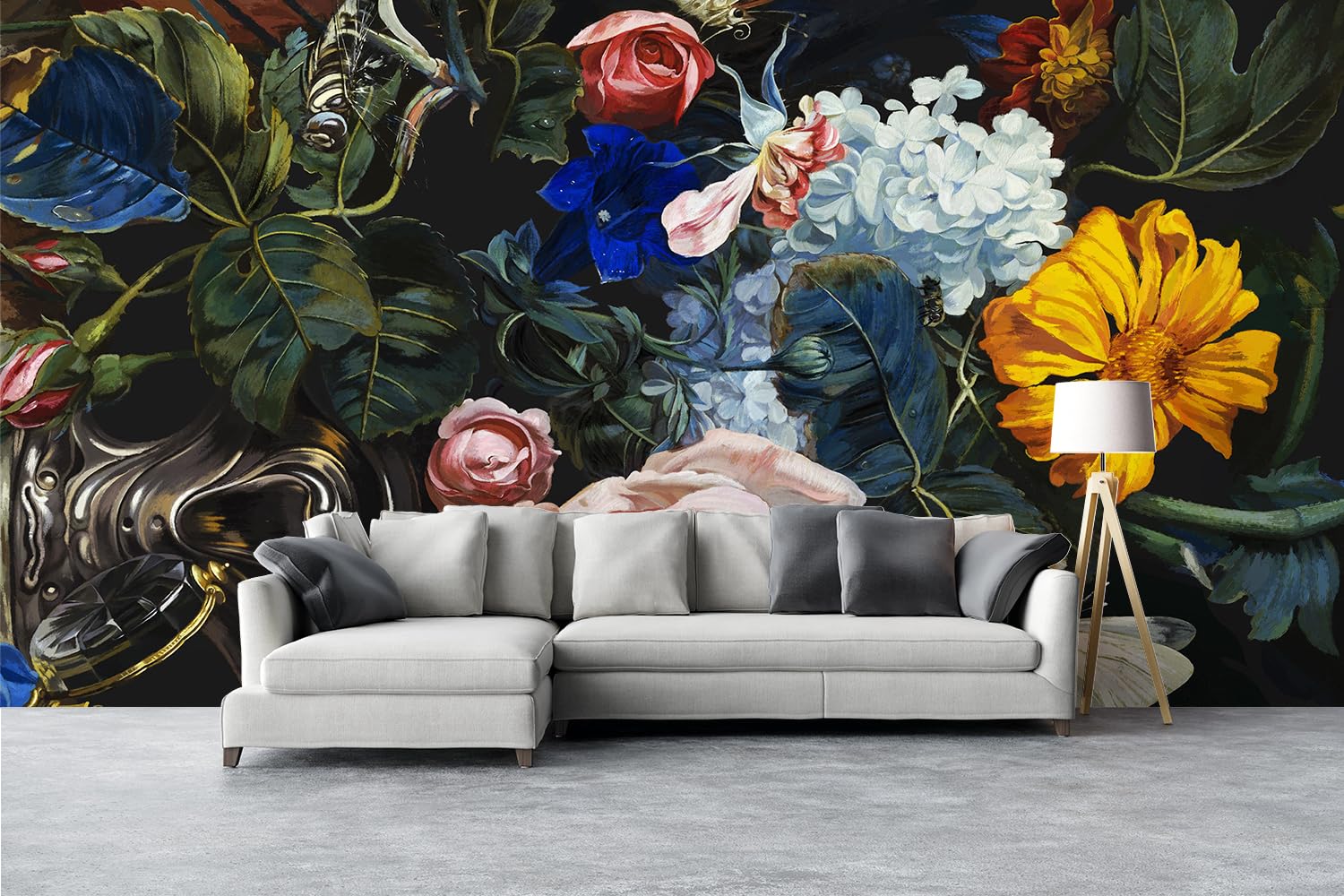 Living Room Floral Wallpaper Accent Wall 17 Beautiful Accent Wall
