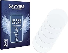 savvies Protector Pantalla para Casio G-Shock GMA-P2100PC-1A (6 Unidades) Película Ultra Transparente