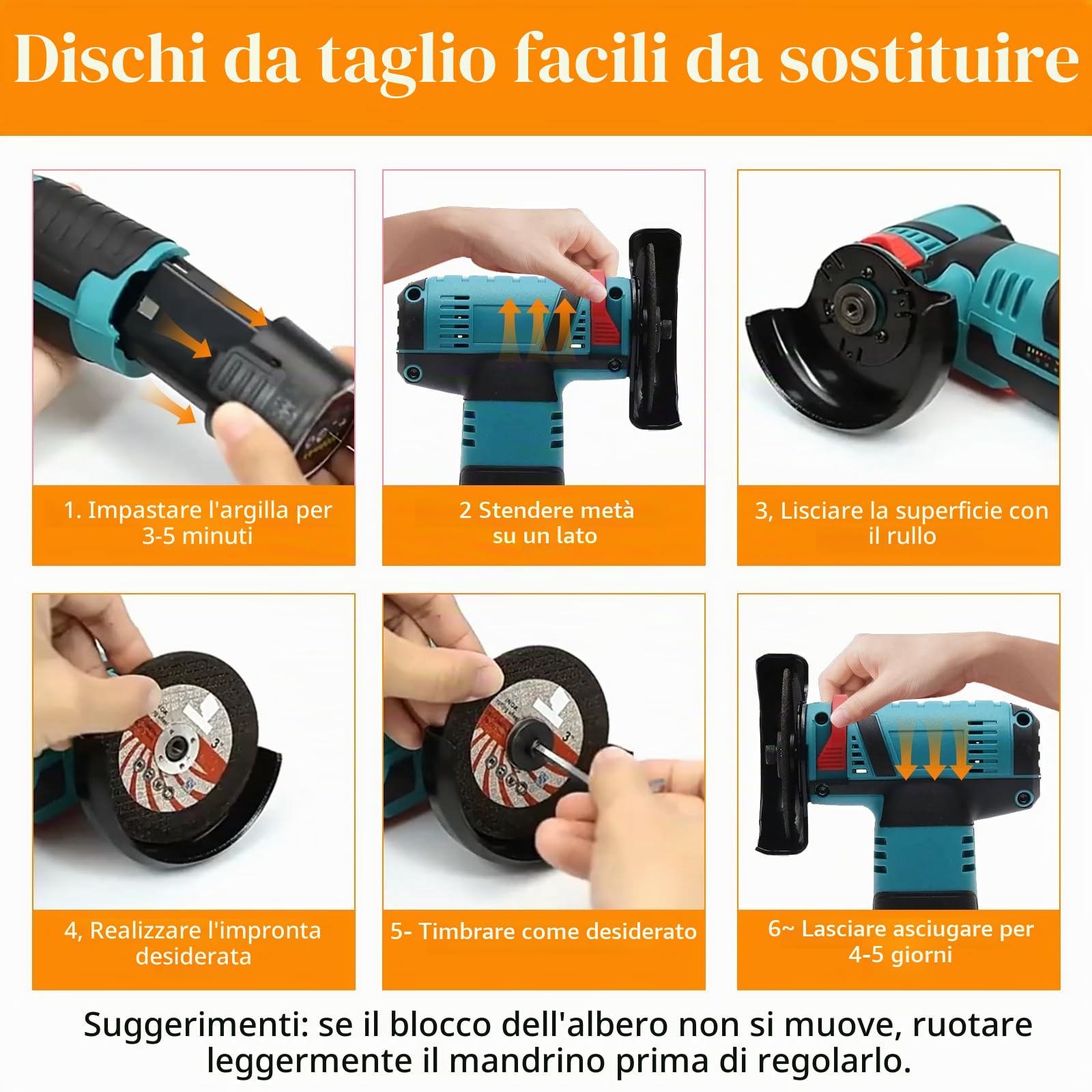 Set di dischi da taglio da 75 mm per smerigliatrice angolare, composto da 23 accessori con dischi da taglio HSS e dischi da taglio in carburo per taglio, lucidatura e smerigliatura del metallo