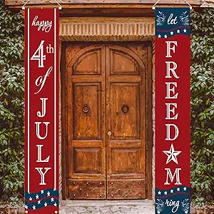 4th of July Patriotic Hanging Banners - Independence Day Decorations