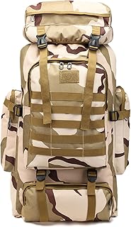 Alta Capacità 80L Outdoor Camouflage Tartical Escursionismo Zaini Impermeabile Militare Borse Per Gli Uomini Viaggiare Campeggio Caccia Trekking Arrampicata Zaino
