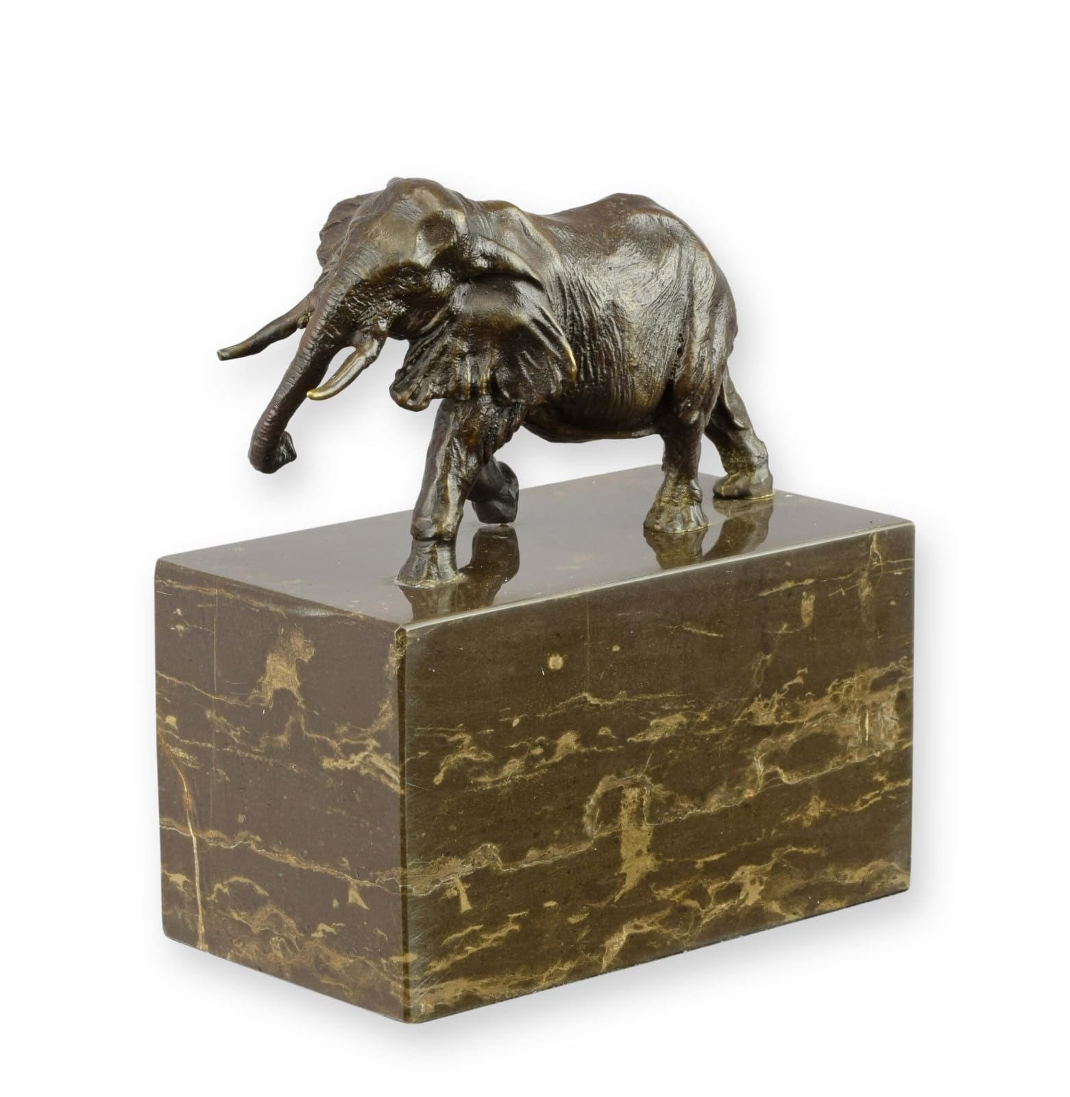 aubaho Bronze Sculpture Elephant Replica Retro Design Decoration