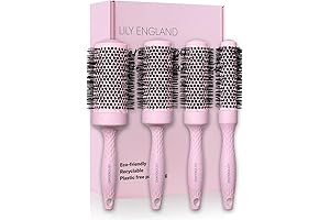 Lily England Round Brush Blow Dry Set for Voluminous Hair