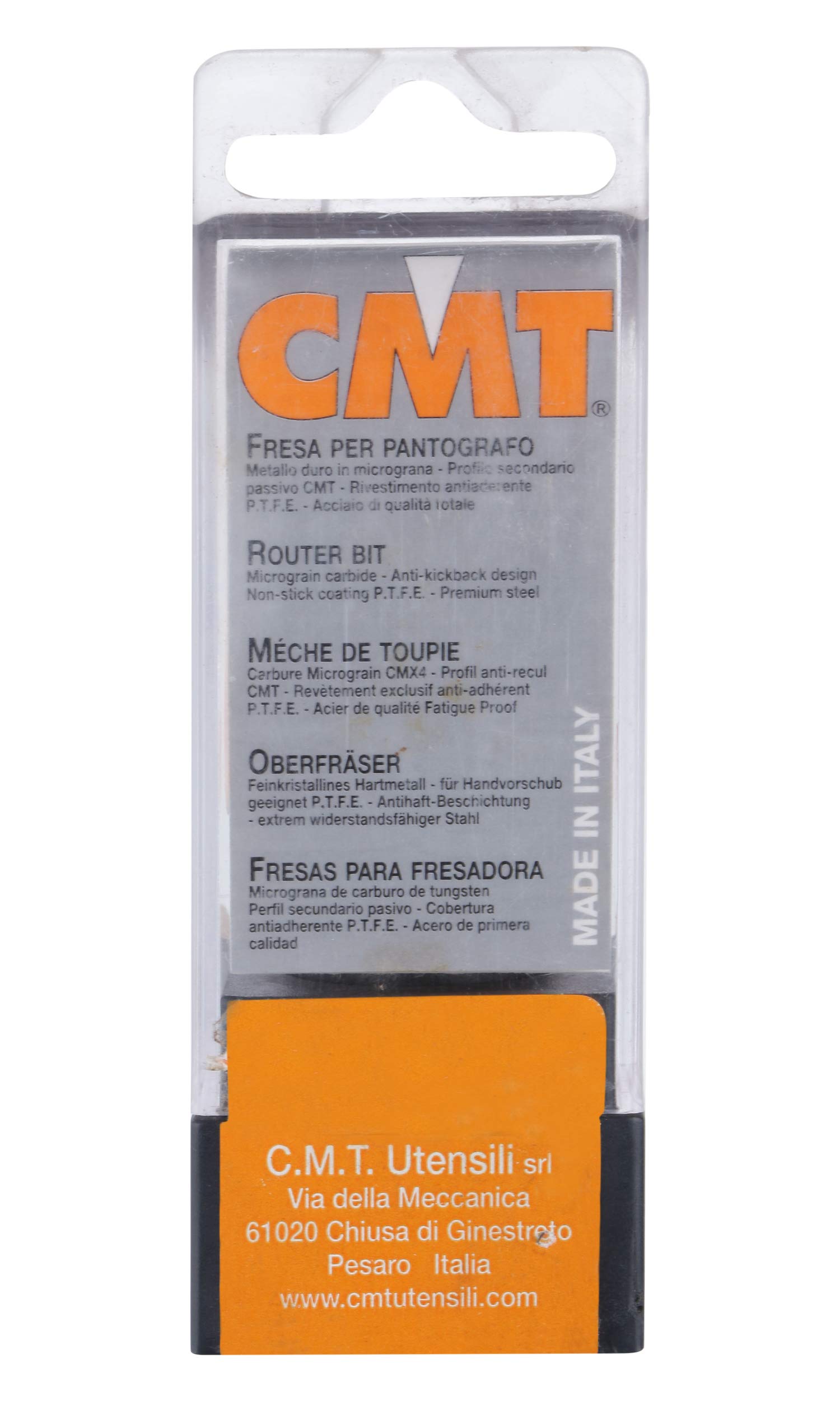 CMT Orange Tools Fraise à Doucine Romaine Carbure HW S=12 D=31.75 R=8