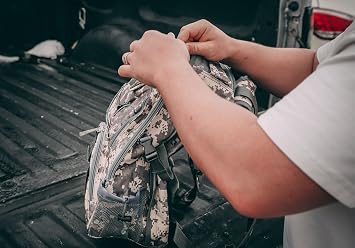 Blue Coolers Blue Seventy-Two - Pro Series - Camo Deluxe | 72 Hour Emergency Backpack Survival Kits for 1 Person | Survival Kit for Wildfires, Earthquakes, Tornado, Hurricane, and Other Emergencies