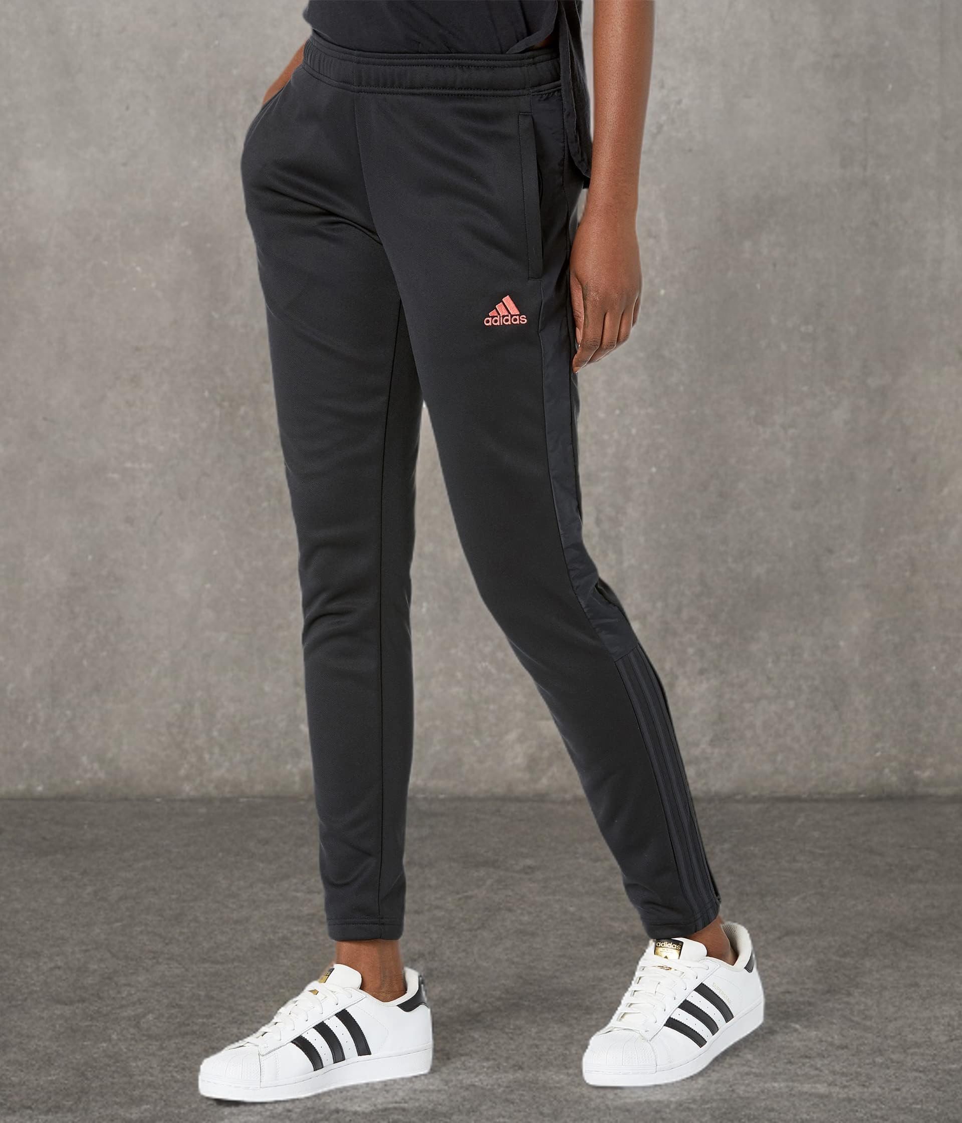 adidas Damskie spodnie Tiro, Czarny, L