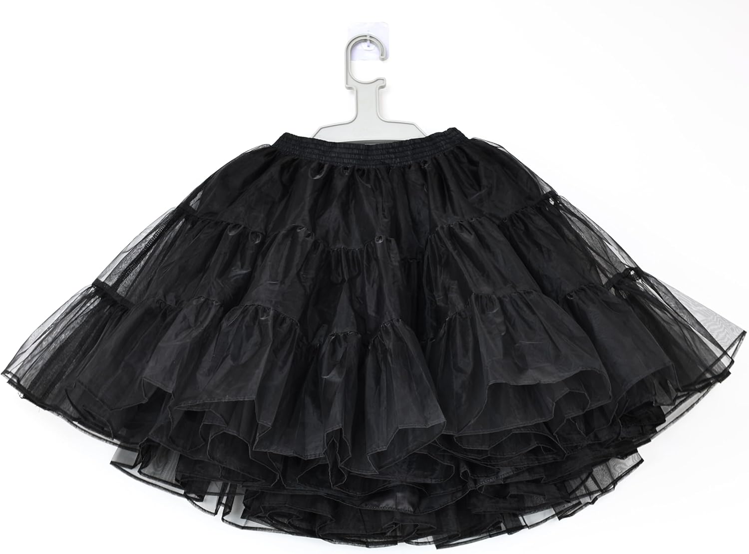 Women's Short Length Petticoat Above Knee Underskirt Half Slip Crinoline - Image 2