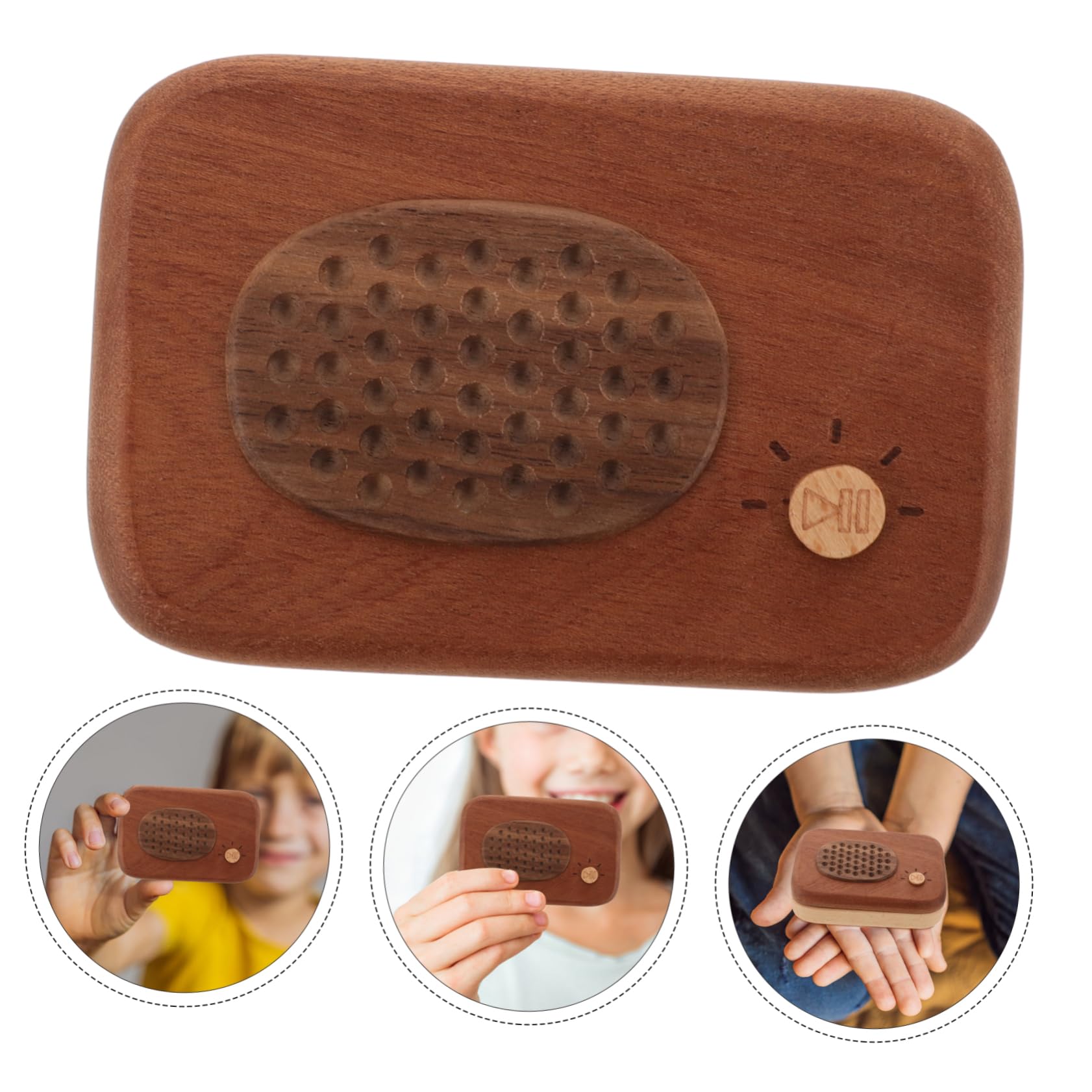 LIFKOME Milchzahndose Dekorativ Kinder Holz Aufbewahrungsbox für Erinnerungsbox Schönes Andenken für Kinderzähne Erste Locke für Babys