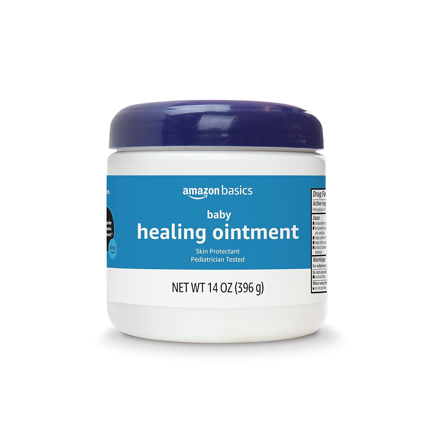 Amazon Basics Healing Ointment for Babies Skin Protectant for Dry or Cracked Skin Pediatrician Tested 14 Ounce 1-Pack