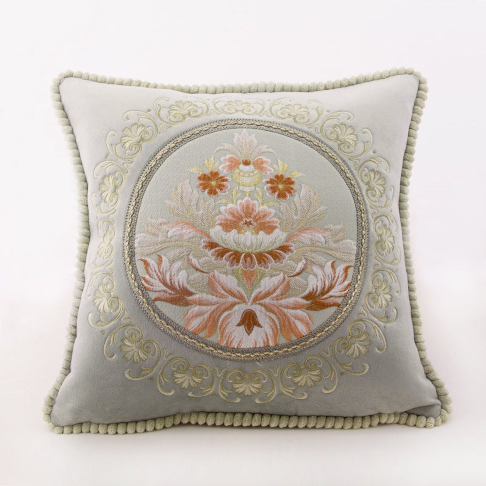 Taie d'oreiller européenne en coton PP 60x60cm Version B pour canapé