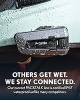 Vista 10 de Cardo PACKTALK PRO - Sistema de comunicación para casco de motocicleta con intercomunicación, detección de caídas, encendido/apagado automático